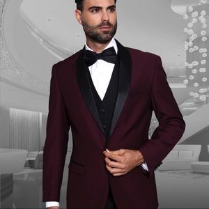 Modern Fit One Button 100% Wool tuxedo Suit